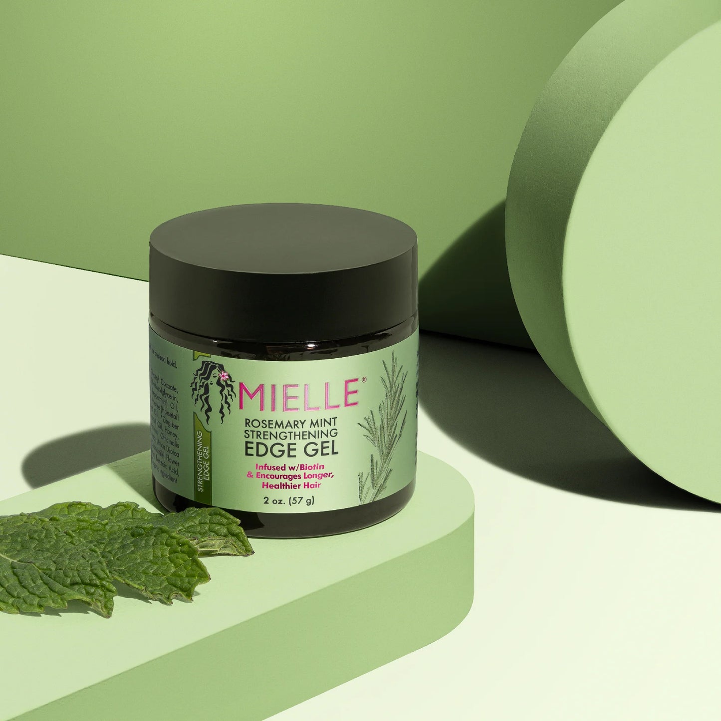 MIELLE Rosemary Mint Hair Strengthening Edge Gel