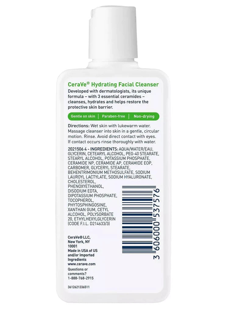 CeraVe Hydrating Facial Cleanser