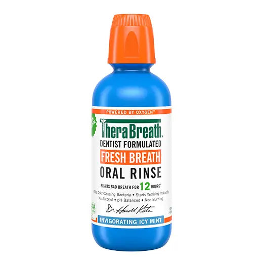 TheraBreath | Fresh Breath Oral Rinse - Invigorating Icy Mint