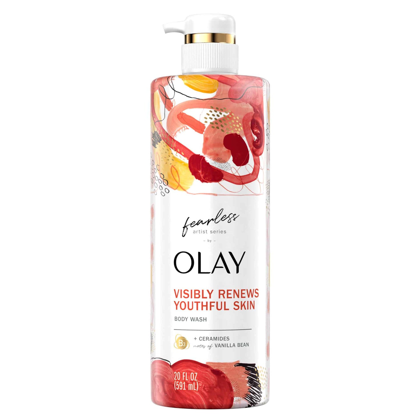 Olay Fearless Visibly Renews Youthful Skin Body Wash