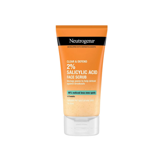 Neutrogena Clear & Defend 2% Salicylic Acid Face Scrub