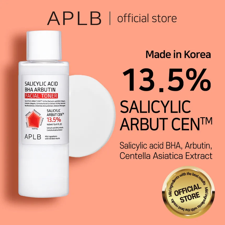 APLB Salicylic Acid BHA Arbutin Facial Toner