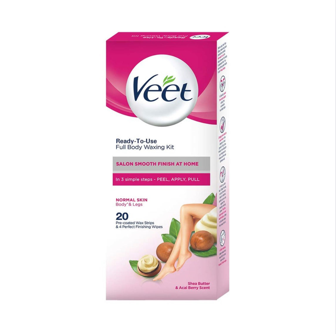 Veet Full Body Wax Strips - Normal Skin