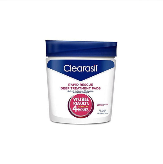 Clearasil Salicylic Acid Rapid Rescue Deep Treatment Pads