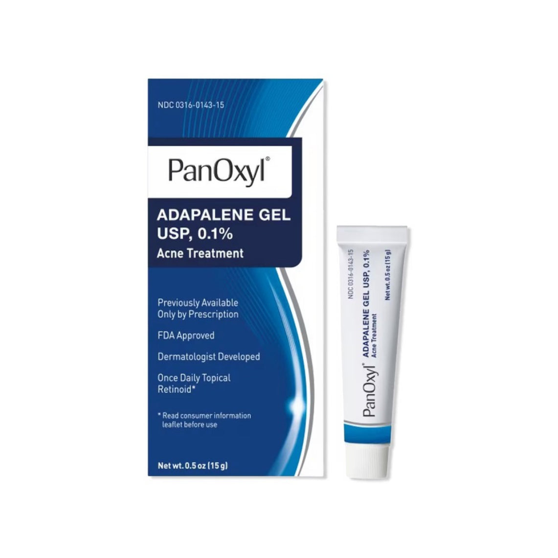 PanOxyl Adapalene Gel USP, 0.1% Acne Treatment