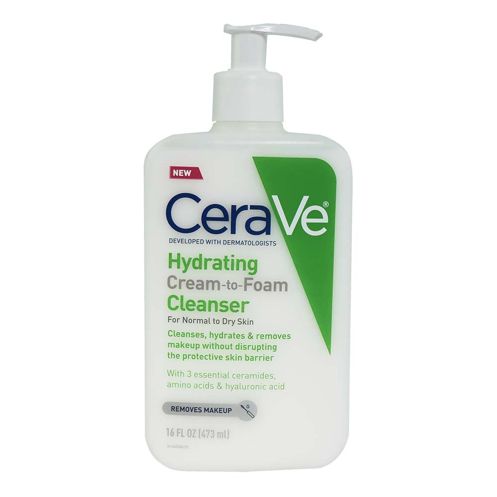 CeraVe Hydrating Cream-to-Foam Cleanser