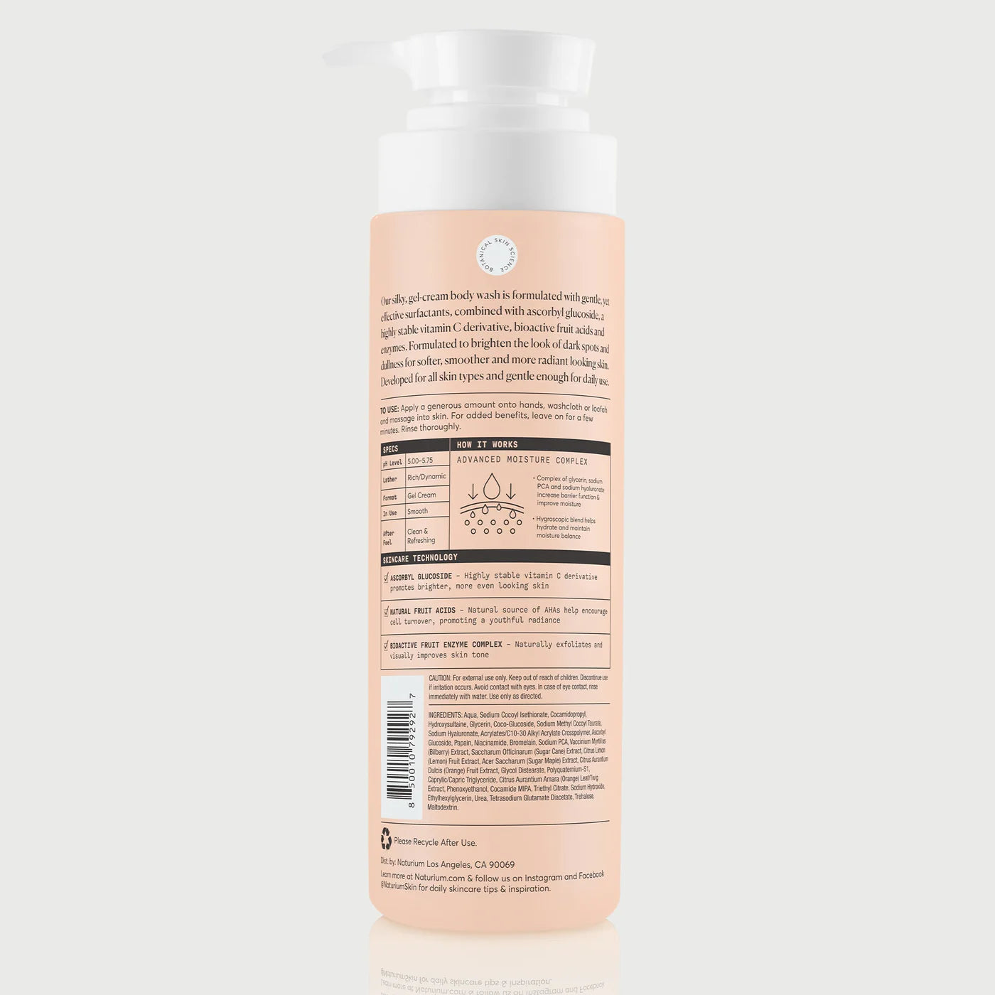 Naturium The Brightener Vitamin C Body Wash