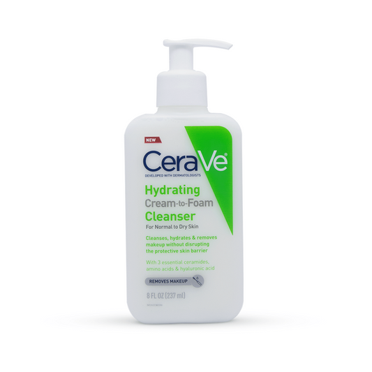 CeraVe Hydrating Cream-to-Foam Cleanser