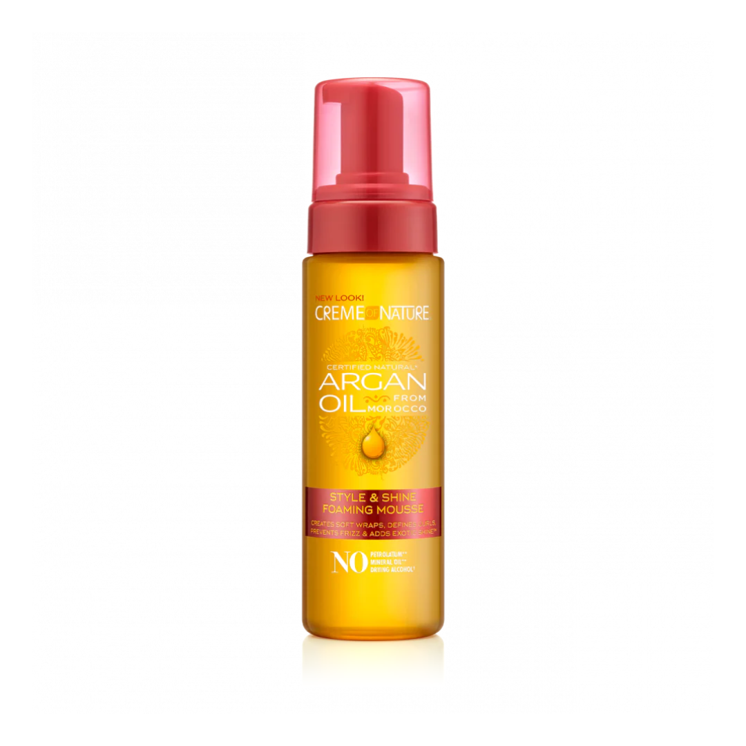 Creme of Nature Argan Oil Style & Shine Foaming Mousse