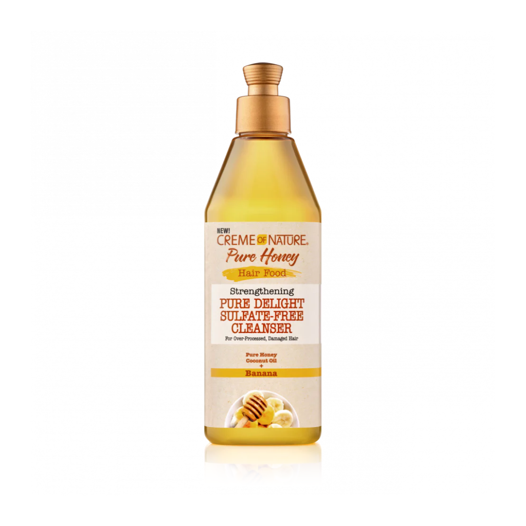 Creme of Nature Pure Honey Hair Food Strengthening Pure Delight Sulfate-Free Cleanser